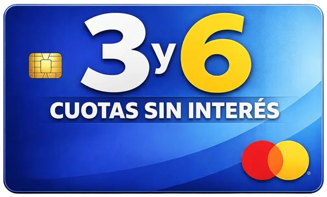 Tarjeta 3 y 6 Cuotas